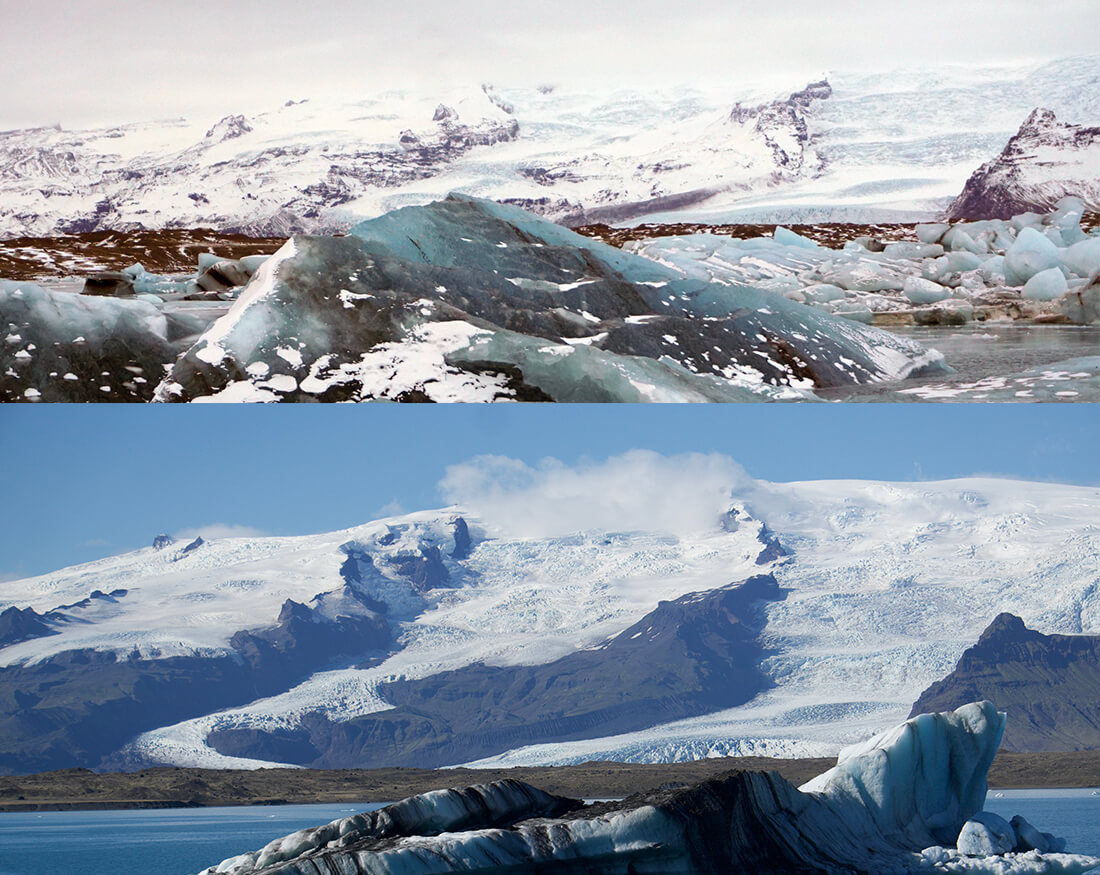 fotos de Islandia en verano e invierno nordur web